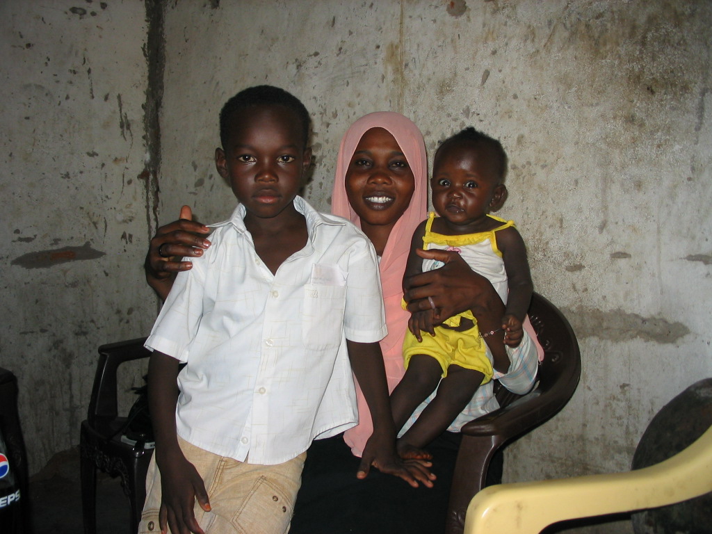 Sudan Family In Market